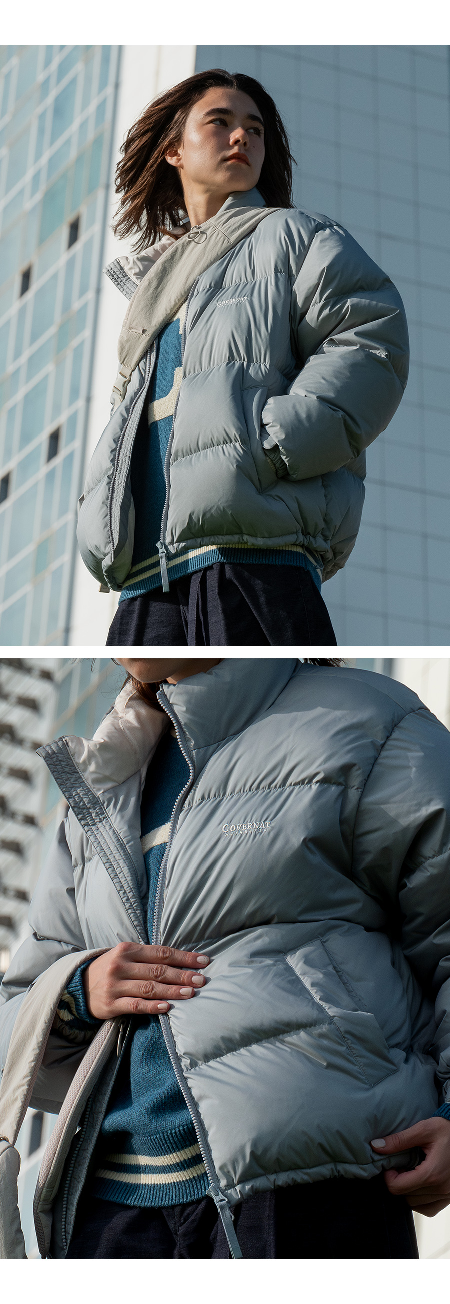 24FW RDS 씨빅 오리진 숏 푸퍼 블랙 상세 이미지 3