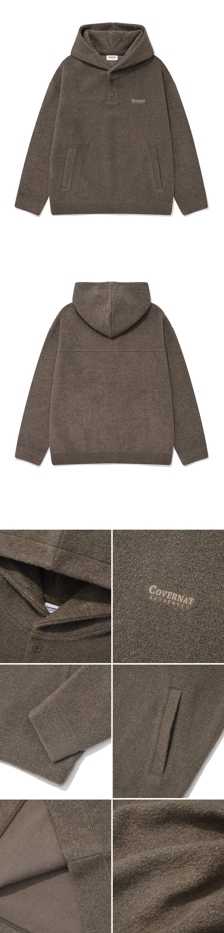【COVERNAT】 Buckle Jersey Hoodie MUSINSA | COVERNAT Buckle Jersey Hoodie Olive