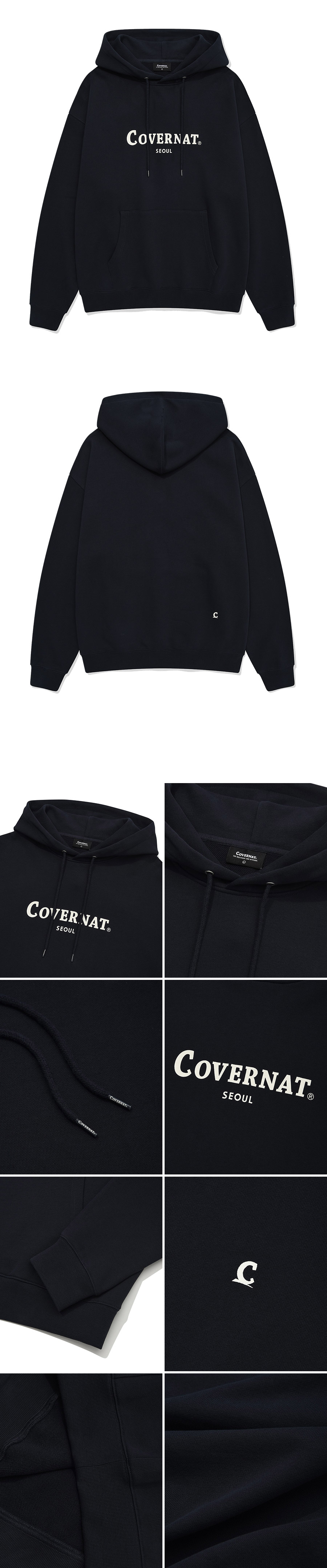 MUSINSA | COVERNAT Seoul Hoody Navy