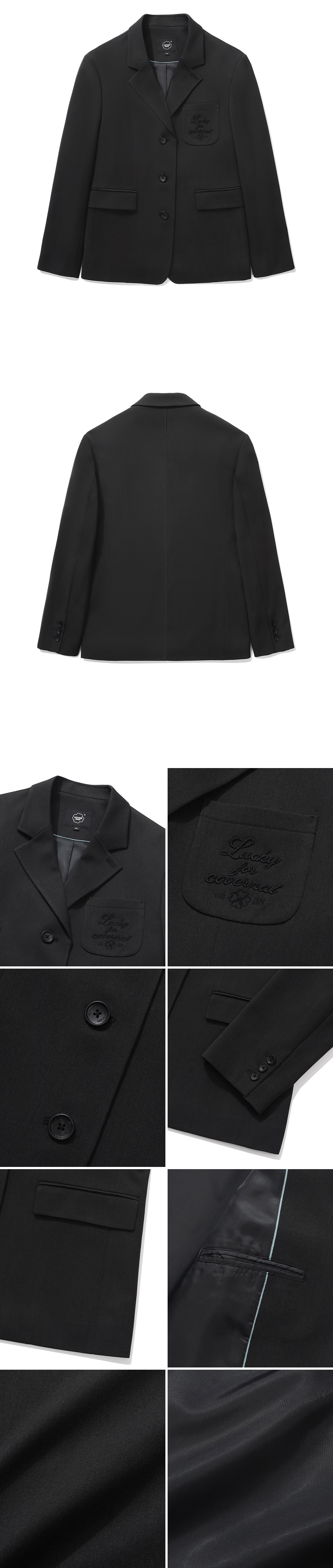 ジャケット COVERNAT (W) CLASSIC SINGLE JACKET 4NY091 MUSINSA | COVERNAT WOMAN Women's Classic Single Jacket Charcoal