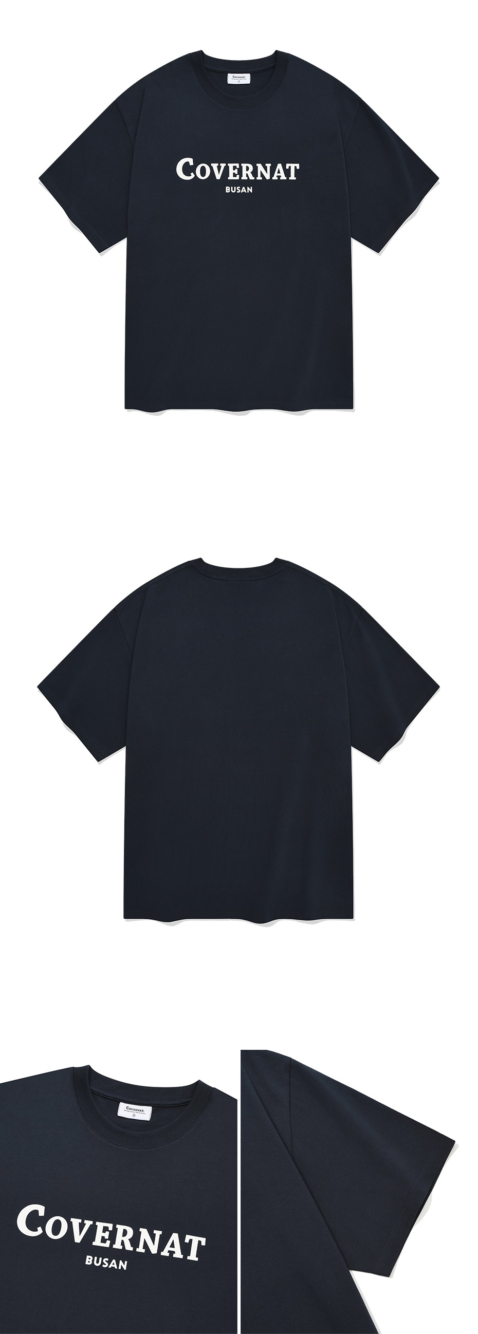 Tシャツ・カットソー COVERNAT Subinier Busan T-shirt Navy MUSINSA | COVERNAT Busan T-shirt Navy