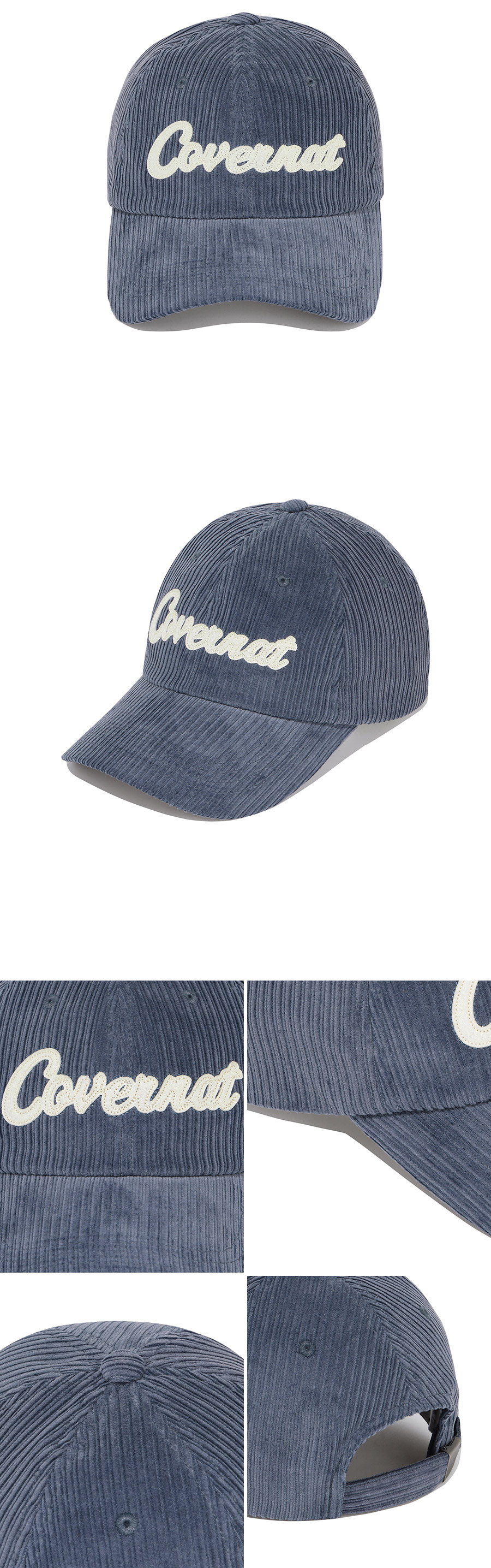 [COVERNAT]★韓国人気★AUTHENTIC APPLIQUE CORDUROY BALL CAP MUSINSA | COVERNAT Authentic applique corduroy ball cap navy