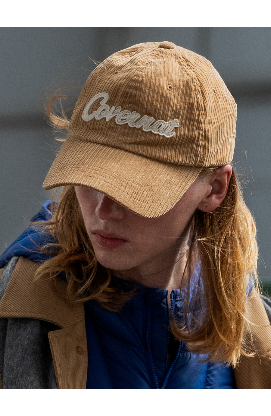 AUTHENTIC APPLIQUE CORDUROY BALL CAP - BK | ファッション通販