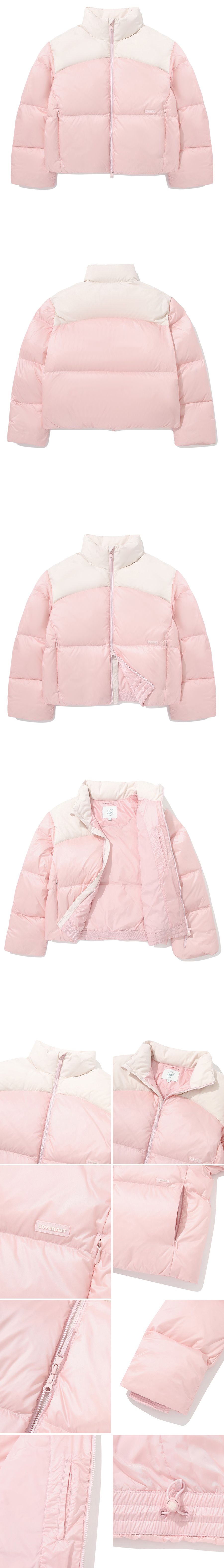ダウンジャケット・コート COVERNAT Woman Civic Short Puffer Light Pink CO2404DP70LP MUSINSA | COVERNAT WOMAN RDS Women's Civic Short Puffer