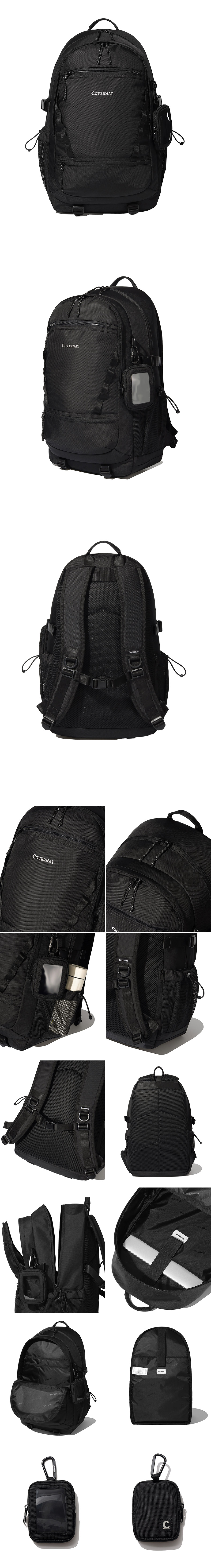 [COVERNAT]★24FW★韓国人気★RISE BACKPACK MUSINSA公式 | COVERNAT Rise Backpack Black