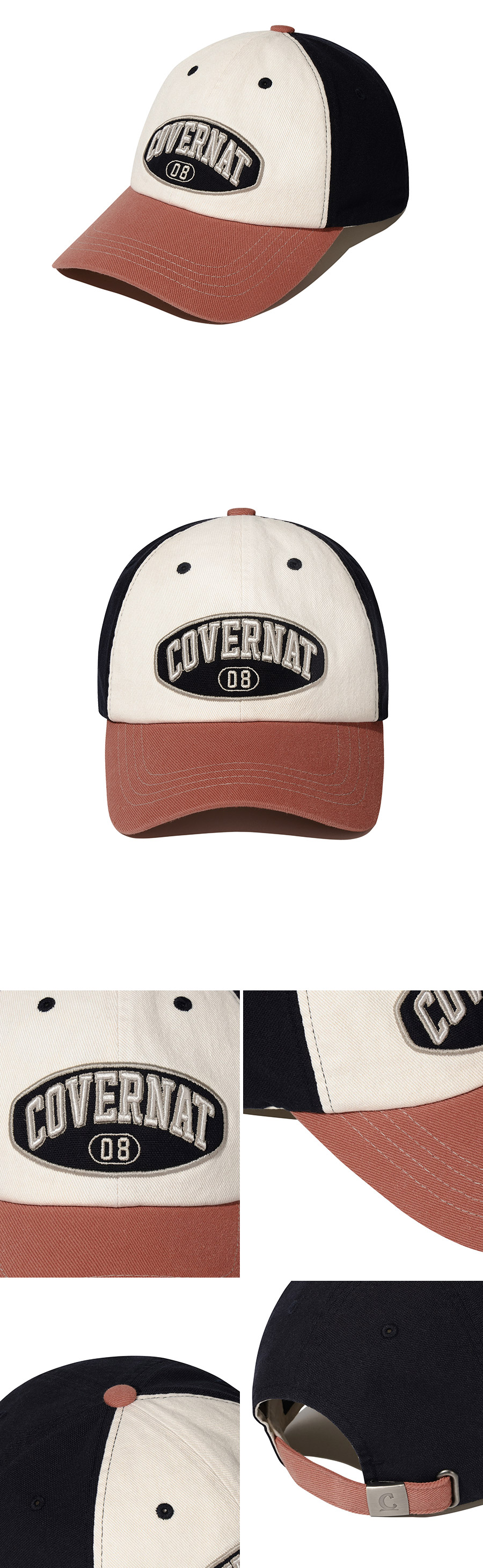 COVERNATのArch Logo 08 Wappen Ball Cap 全2色 MUSINSA | COVERNAT [Cozy Fit] Arch Logo 08 Wappen Ball Cap Red