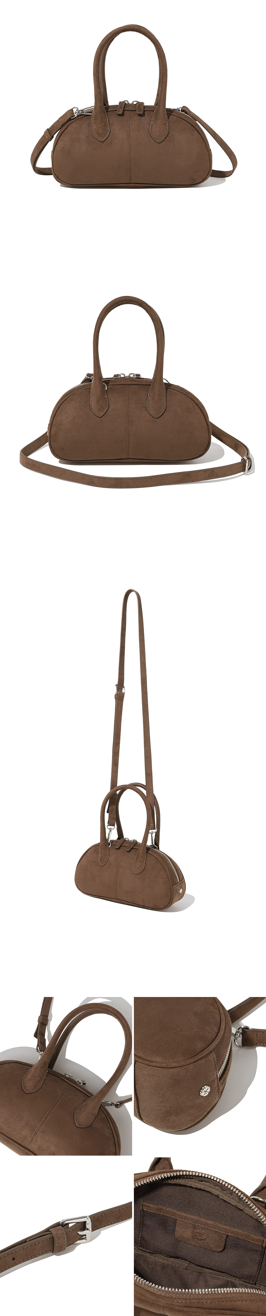 MUSINSA公式 | COVERNAT WOMAN Cloverheart Classic Suede Tote