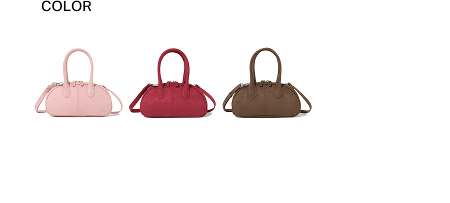 MUSINSA | COVERNAT WOMAN Cloverheart Classic Suede Tote Bag Red