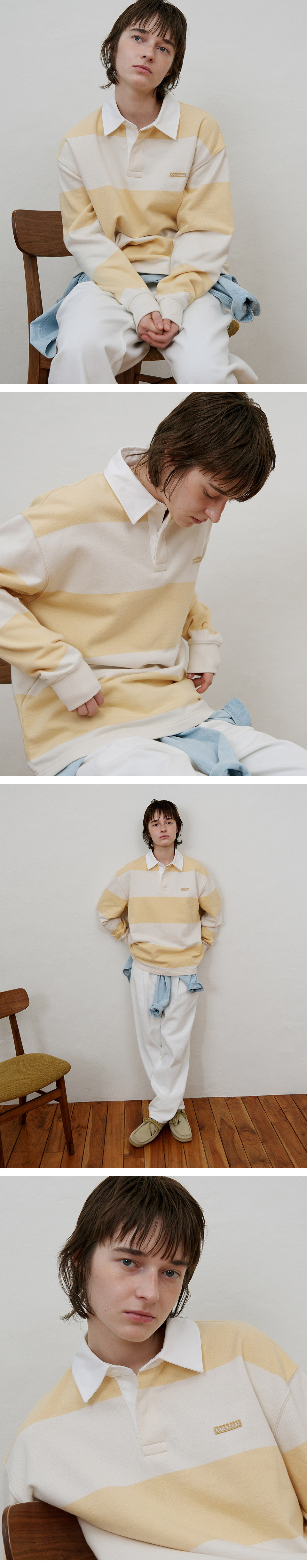 スウェット・トレーナー COVERNAT Authentic Rugby Man to Man Sky Blue MUSINSA | COVERNAT Authentic Rugby Man to Man Sky Blue