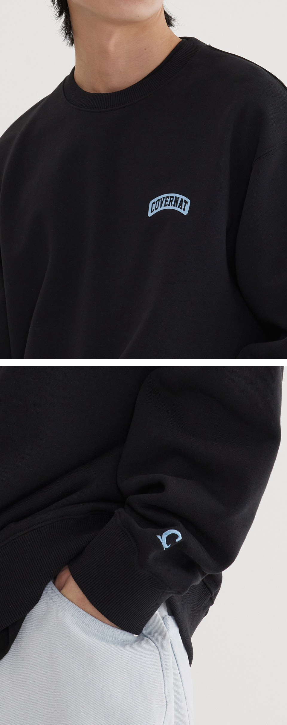 Tシャツ・カットソー COVERNAT Arch 08 Logo T-Shirt Black Covernat ARCH LOGO TEE CO2402ST29