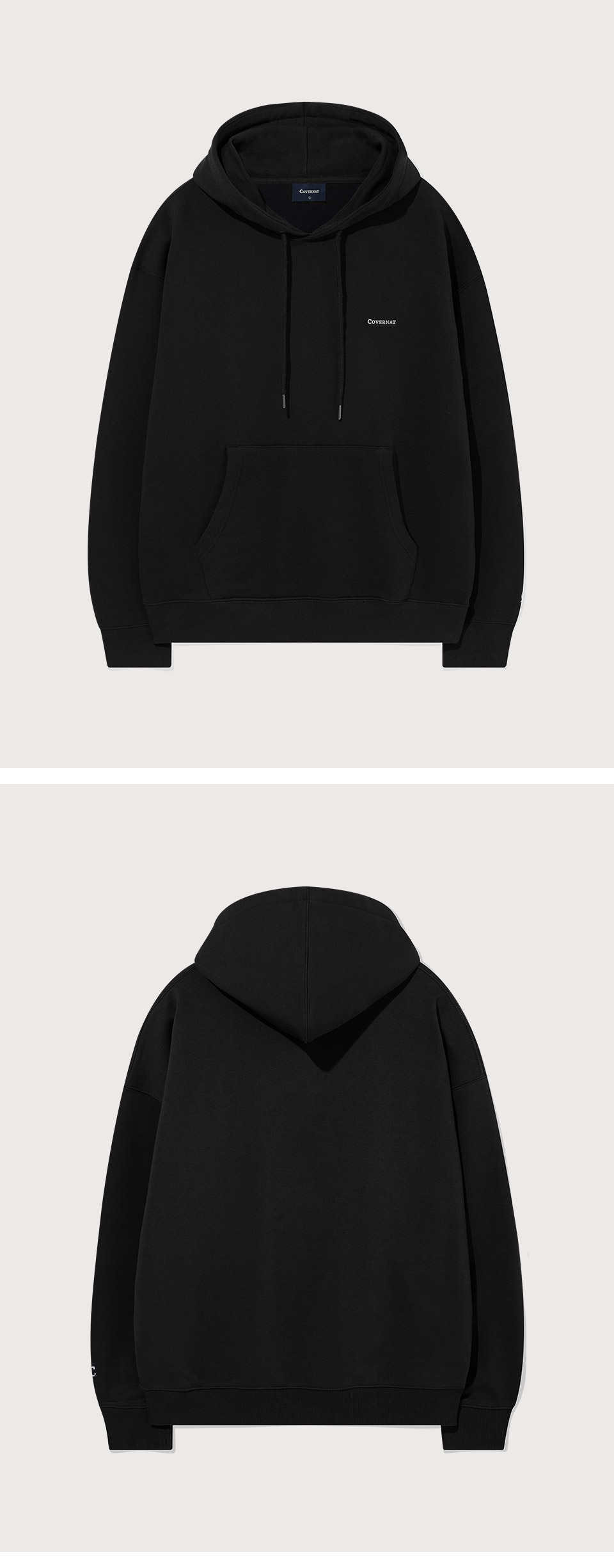 パーカー・フーディ COVERNAT Small Authentic Hoodie Black MUSINSA | COVERNAT Small Authentic Hoodie Black