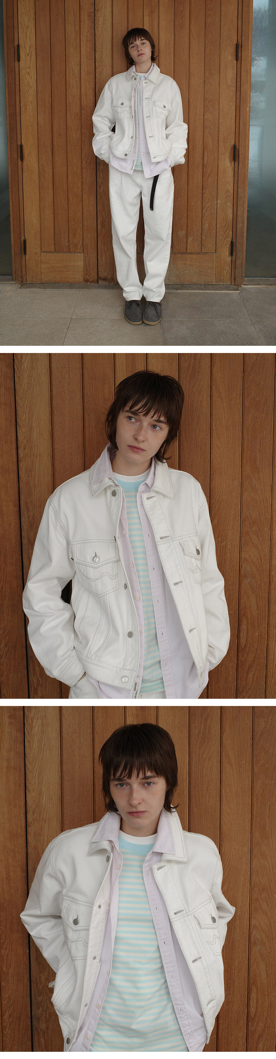 MUSINSA公式 | COVERNAT Denim Trucker Jacket Blue