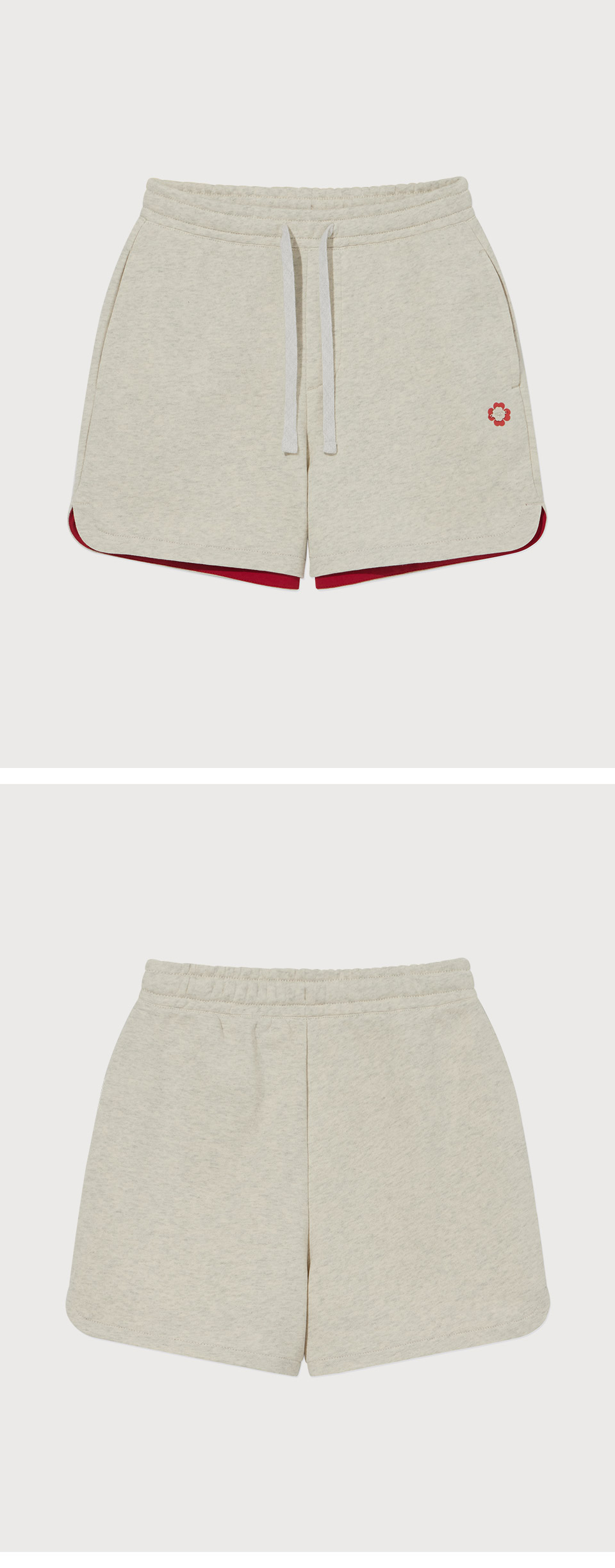 ショートパンツ COVERNAT Women's Cloverheart Sweat Shorts 5MM436 ショートパンツ COVERNAT Women's Cloverheart Sweat Shorts