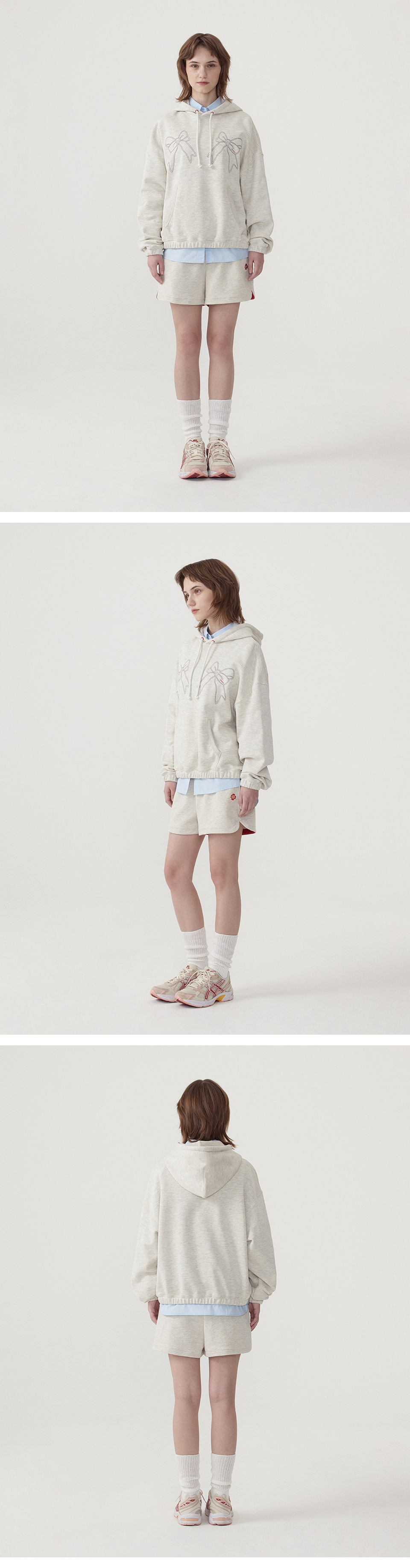 MUSINSA公式 | COVERNAT WOMAN Women's Clover Heart Sweat