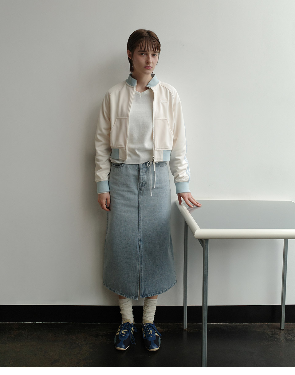 MUSINSA | COVERNAT WOMAN Women's Denim Long Skirt Blue