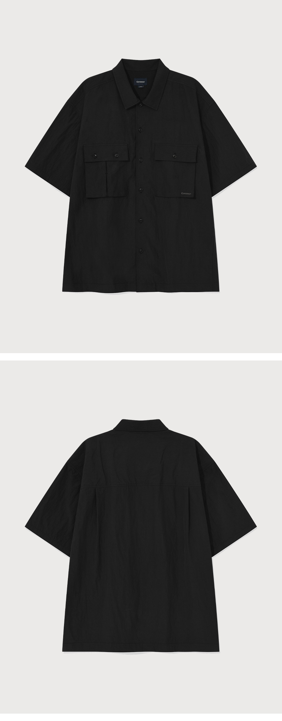 COVERNATのNylon Petticoat Half Shirt 全3色 MUSINSA | COVERNAT Nylon Petticoat Half Shirt Black