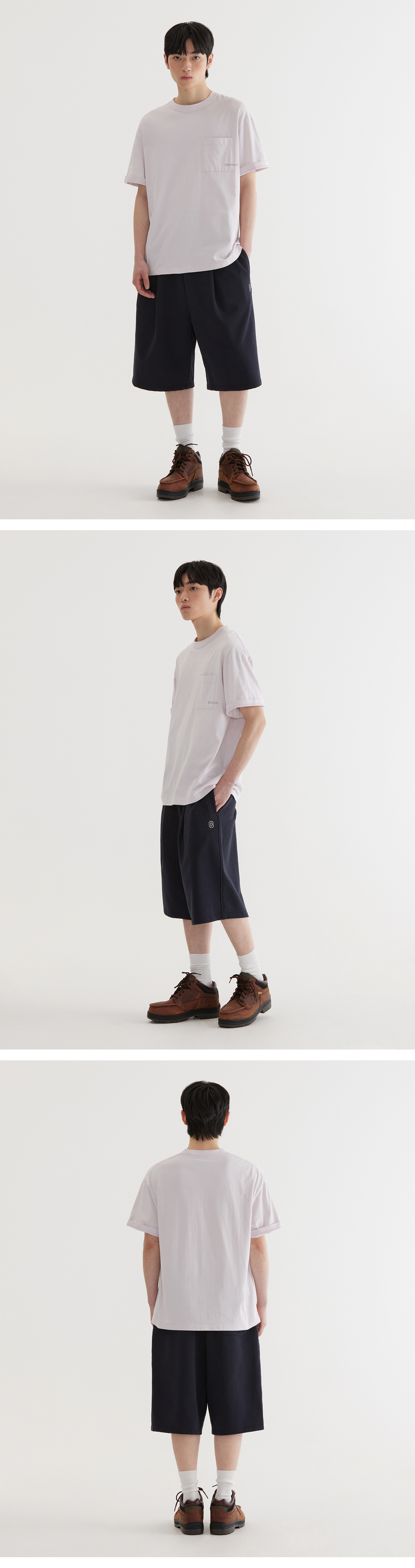 Tシャツ・カットソー COVERNAT Basic Pocket T-Shirt Light Purple MUSINSA | COVERNAT Basic Pocket T-Shirt Light Purple