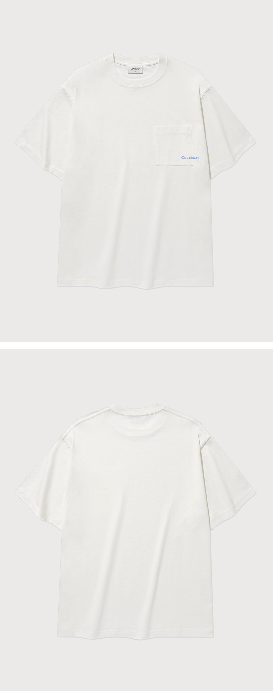 Tシャツ・カットソー COVERNAT Basic Pocket T-Shirt White MUSINSA | COVERNAT Basic Pocket T-Shirt White