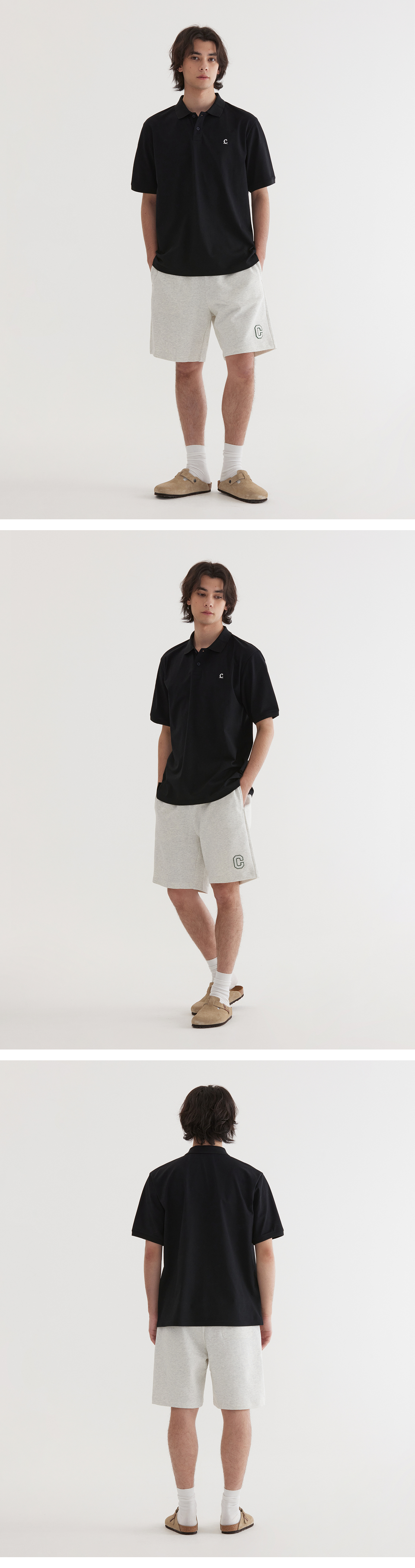 MUSINSA | COVERNAT Soft Polo T-Shirt Black