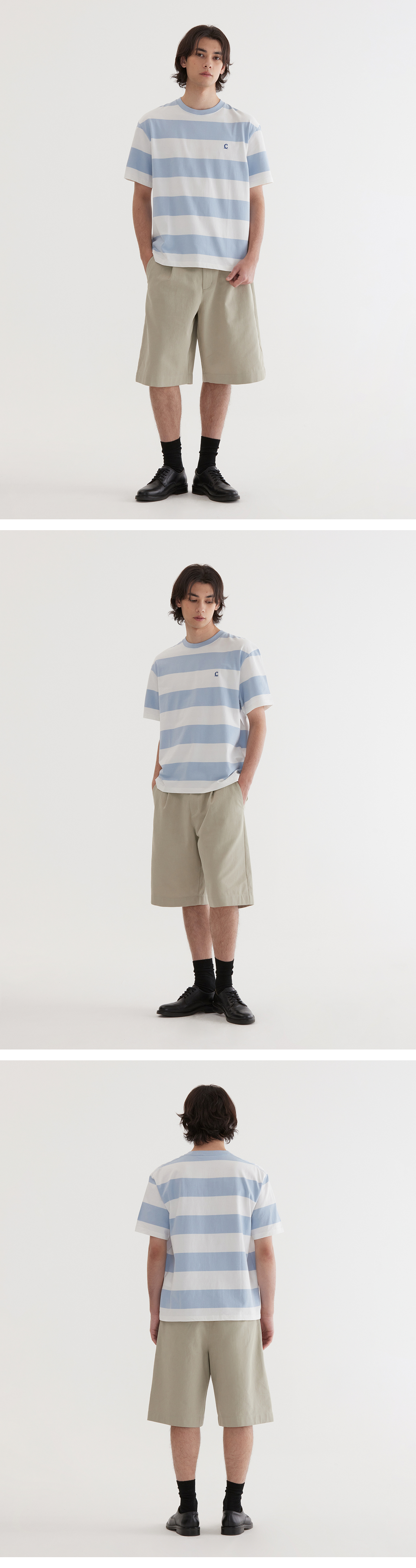 Tシャツ・カットソー COVERNAT Rugby Round T-Shirt Blue MUSINSA | COVERNAT Rugby Round T-Shirt Blue