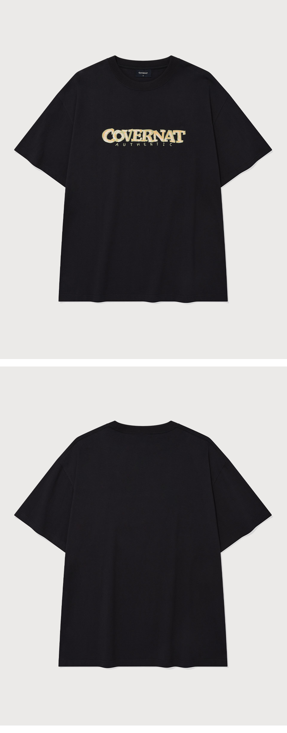 Tシャツ・カットソー COVERNAT Multicolor Logo Graphic T-Shirt Dark Navy MUSINSA | COVERNAT Multicolor Logo Graphic T-Shirt Dark Navy