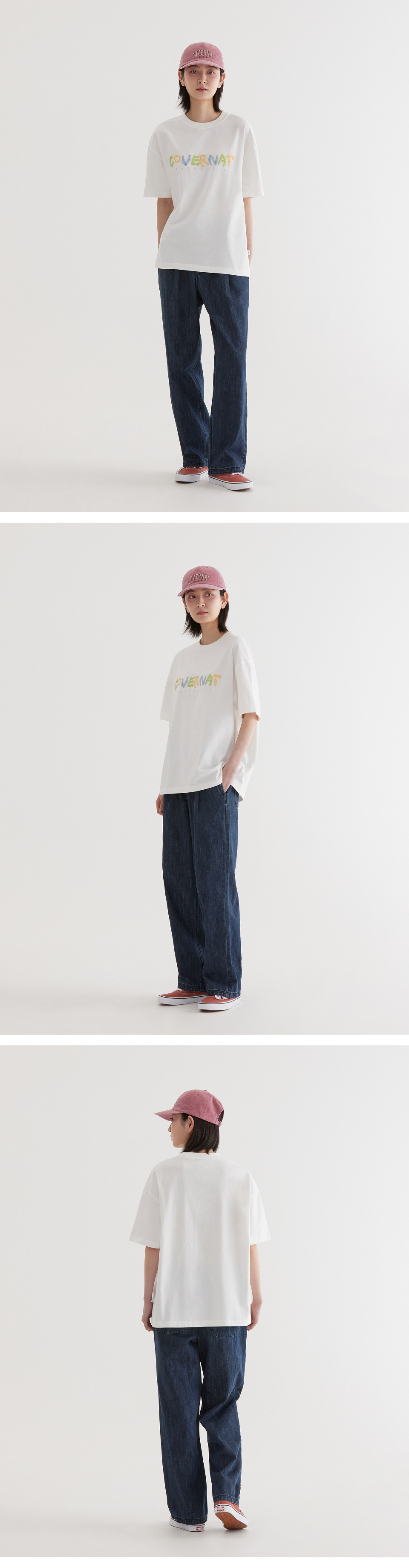 Tシャツ・カットソー COVERNAT Doodle Logo Graphic T-Shirt White MUSINSA | COVERNAT Doodle Logo Graphic T-Shirt White
