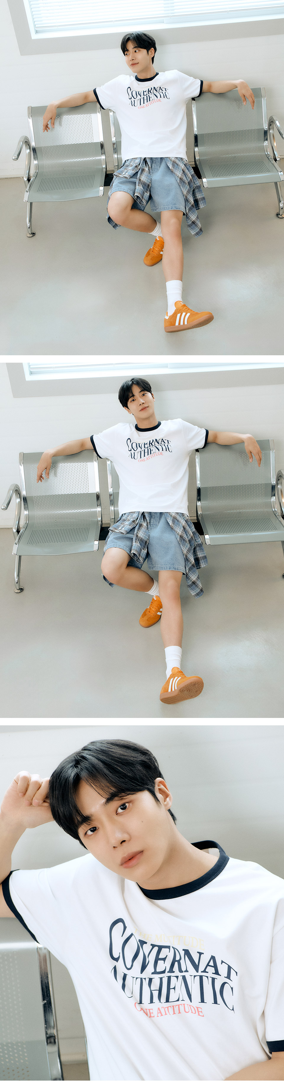 COVERNAT ♥ Typographic Ringer T-Shirt/追跡付 COVERNAT ♥ Typographic Ringer T-Shirt/追跡付 (COVERNAT/T