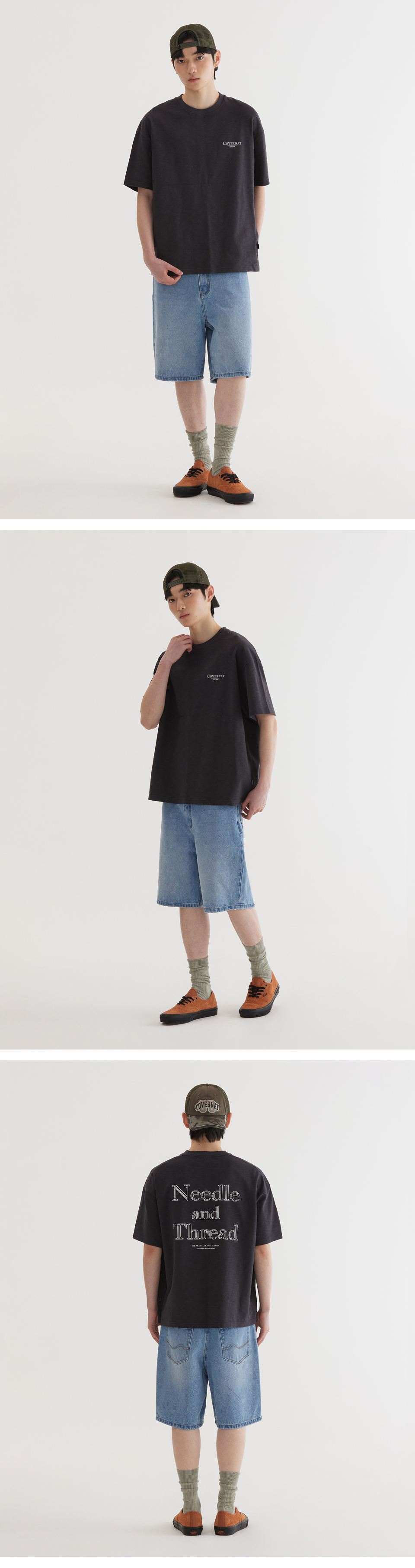 COVERNATのSlub Needle and Thread Graphic T-Shirt 全2色 MUSINSA | COVERNAT Slub Needle and Thread Graphic T-Shirt