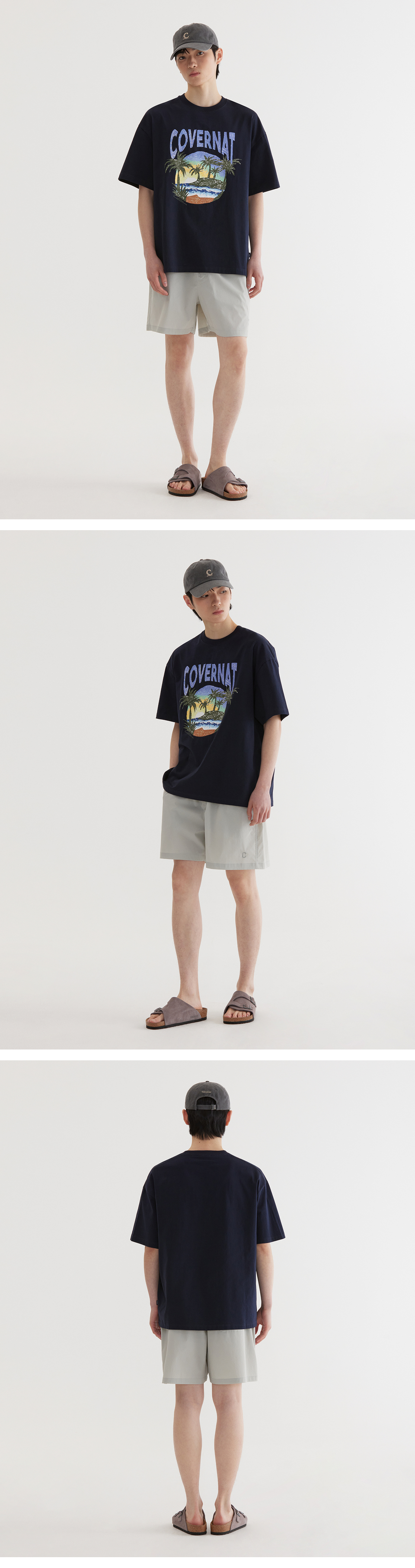 COVERNATのTropical Graphic T-Shirt 全2色 MUSINSA公式 | COVERNAT Tropical Graphic T-Shirt White