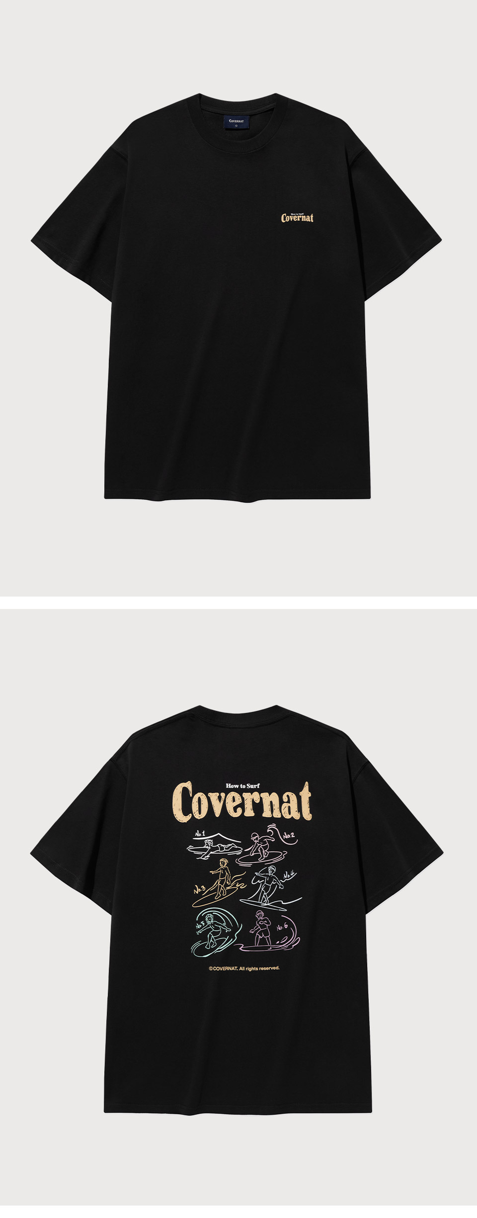 Tシャツ・カットソー COVERNAT Cool Cotton Surfing Motion Graphic T-Shirt 5SA267 MUSINSA | COVERNAT Cool Cotton Surfing Motion Graphic T