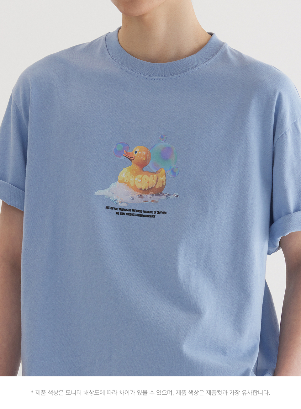 Tシャツ・カットソー COVERNAT Bubble Rubber Duck Graphic T-Shirt Oatmeal MUSINSA | COVERNAT Bubble Rubber Duck Graphic T-Shirt Blue