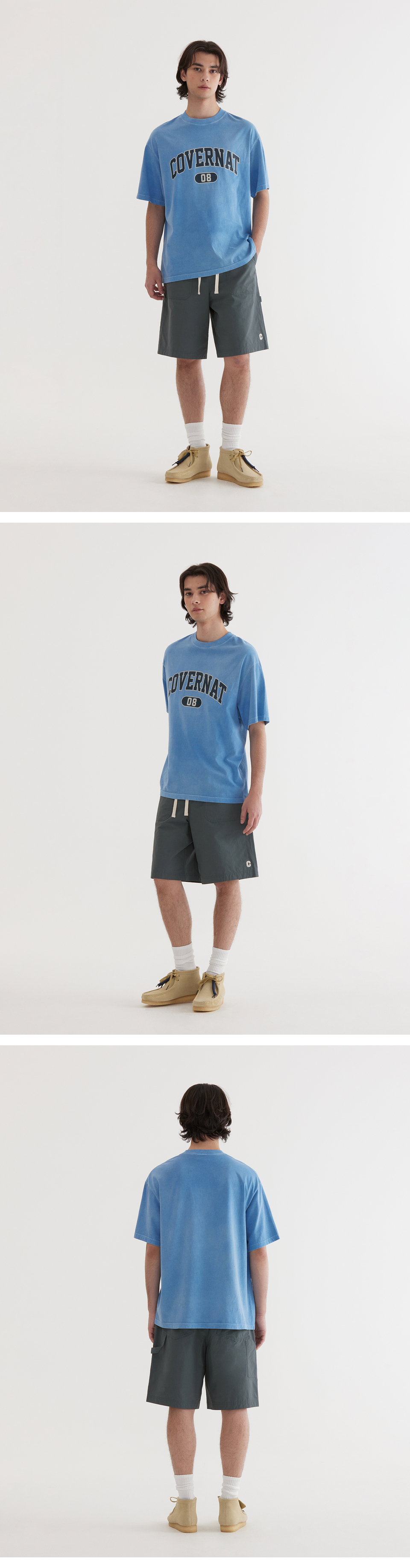 Tシャツ・カットソー COVERNAT Arch Dying T-Shirt Blue MUSINSA公式 | COVERNAT Arch Dying T-Shirt Blue