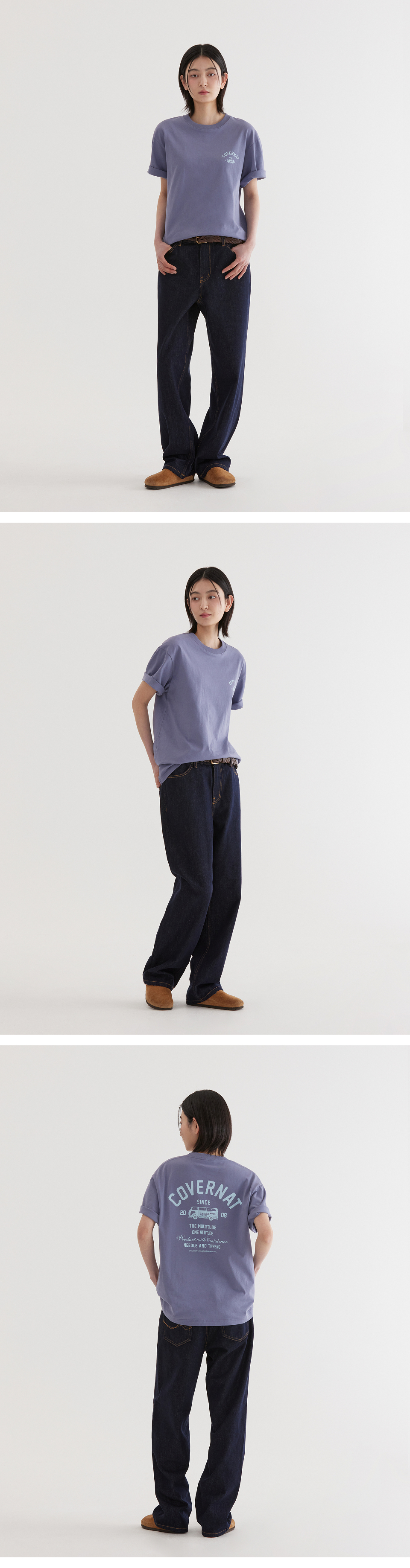 Tシャツ・カットソー COVERNAT Travel Bus Graphic T-Shirt Purple Travel Bus Graphic T-Shirt Purple - Covernat | 60% - Asian