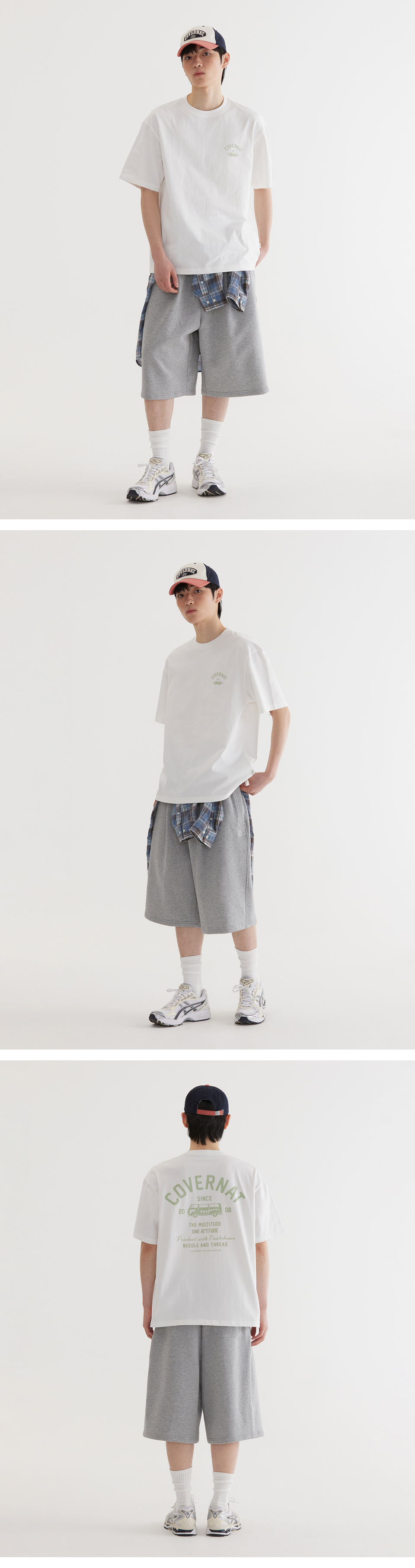MUSINSA | COVERNAT Travel Bus Graphic T-Shirt White