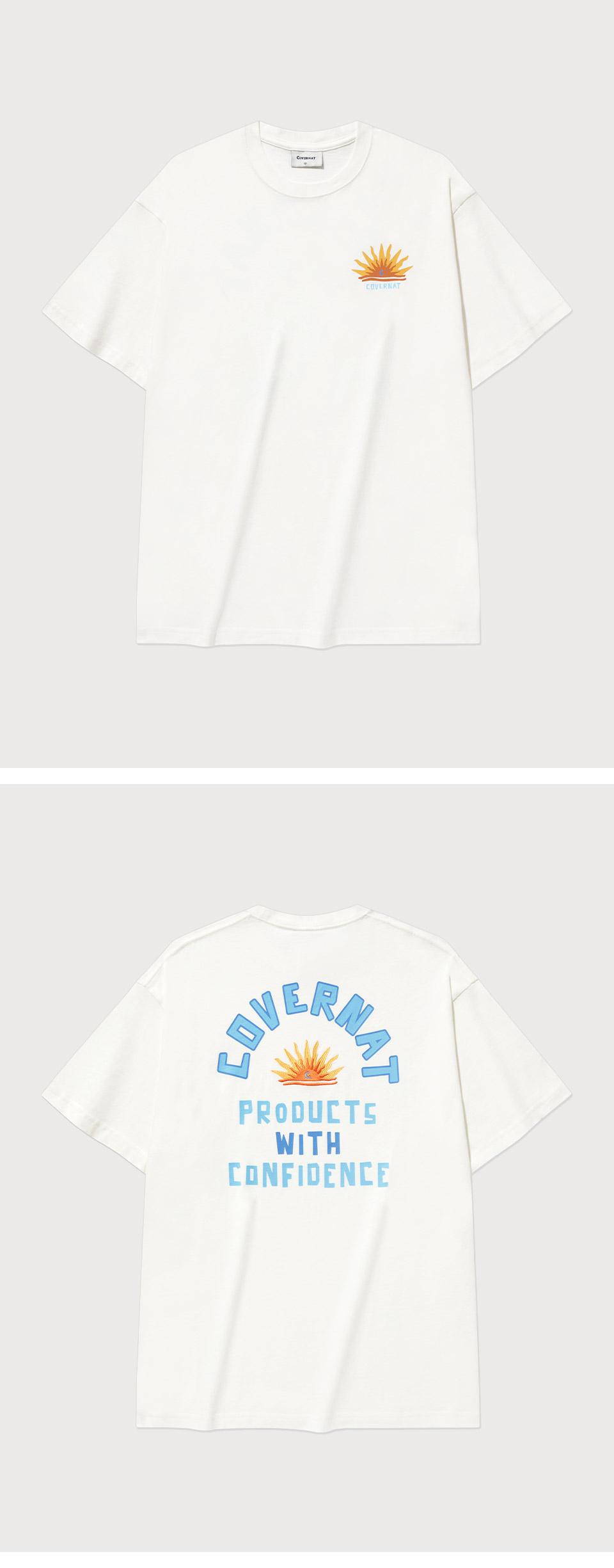【COVERNAT】 Sunset Graphic T-Shirt ‐White MUSINSA | COVERNAT Sunset Graphic T-Shirt White