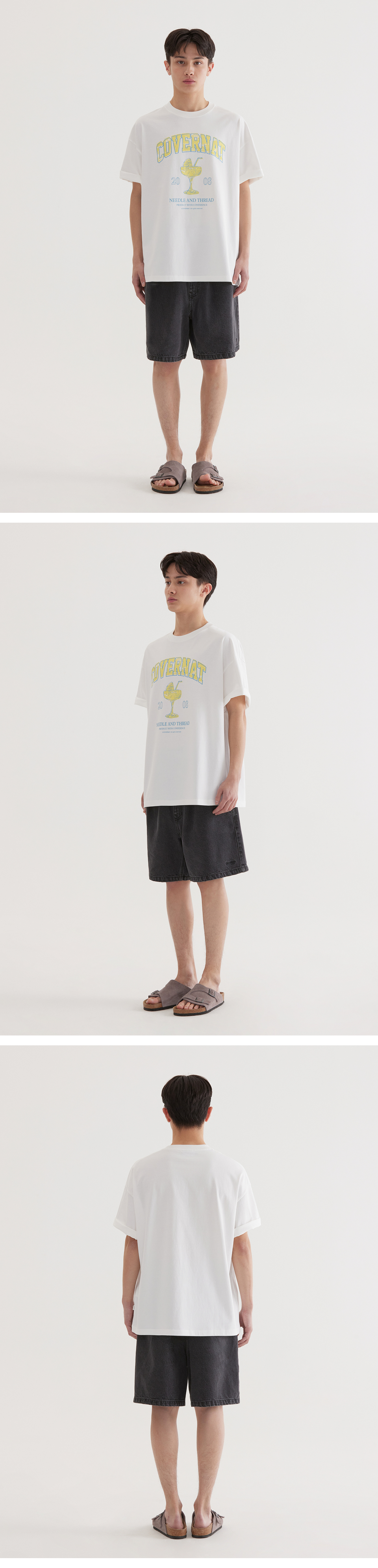 COVERNATのCocktail Graphic T-Shirt 全2色 MUSINSA公式 | COVERNAT Cocktail Graphic T-Shirt White