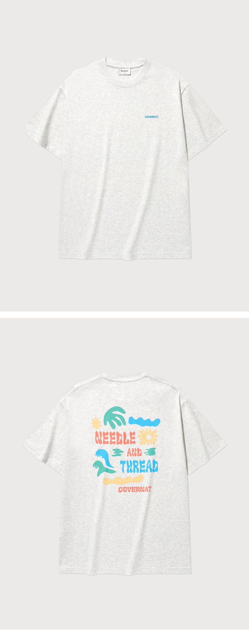 MUSINSA | COVERNAT Cool Cotton Doodle Tropical Graphic T