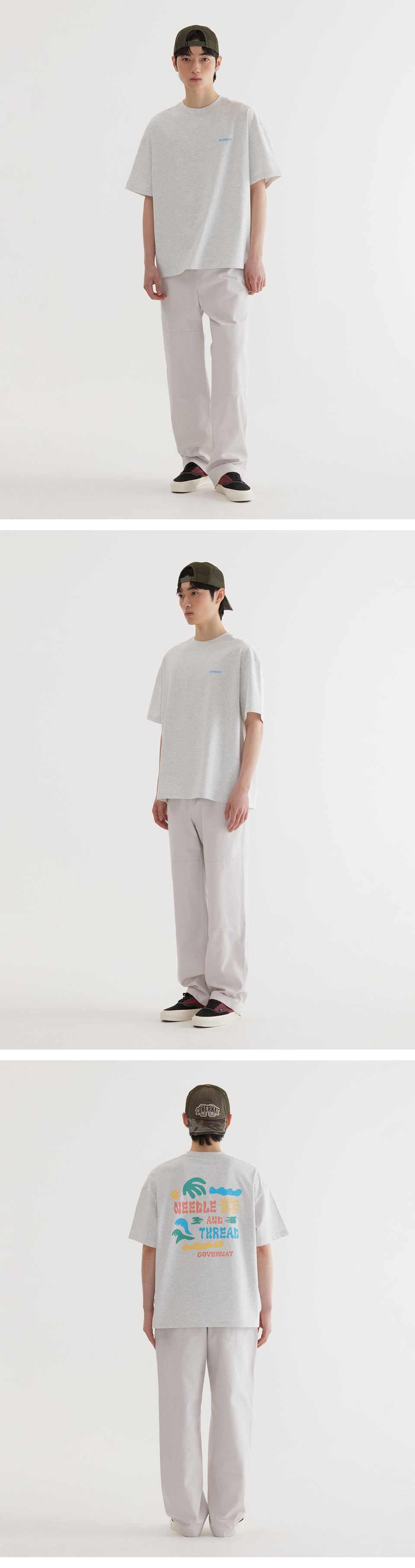 COVERNATのCool Cotton Doodle Tropical Graphic T-Shirt 全3色 MUSINSA | COVERNAT Cool Cotton Doodle Tropical Graphic T