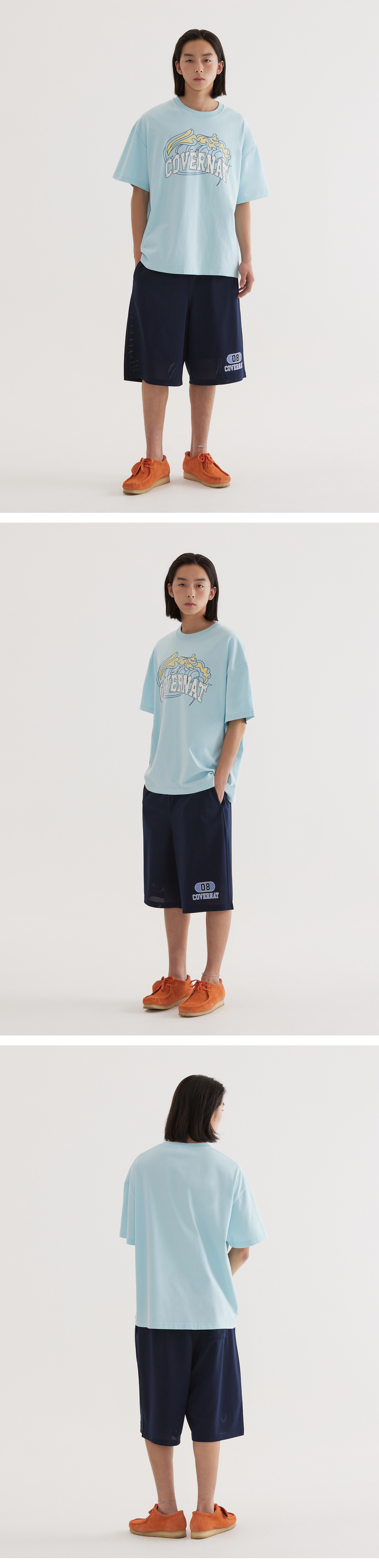 COVERNATのWave Graphic T-Shirt 全2色 COVERNATのWave Graphic T-Shirt 全2色 Wave Graphic T-Shirt