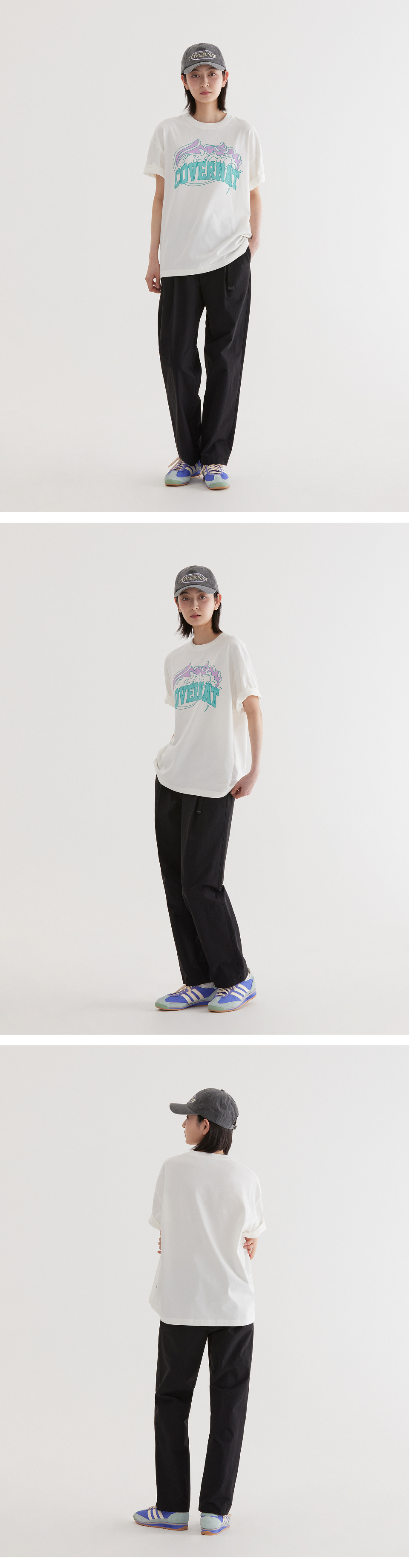 COVERNATのWave Graphic T-Shirt 全2色 MUSINSA | COVERNAT Wave Graphic T-Shirt White