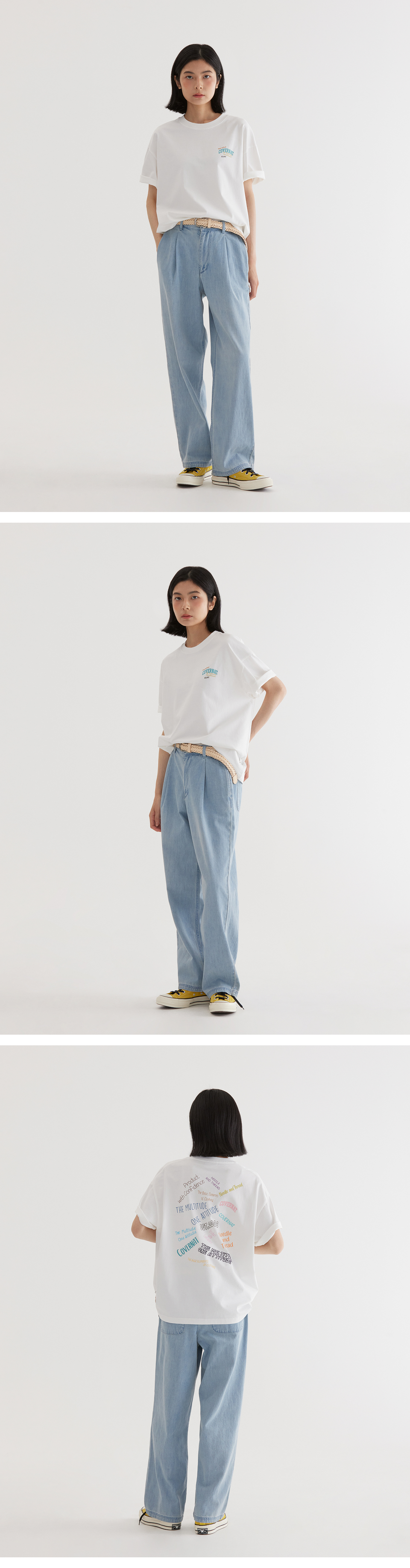 COVERNATのMulti-typo graphic t-shirt 全2色 MUSINSA公式 | COVERNAT Multi-typo graphic t-shirt White