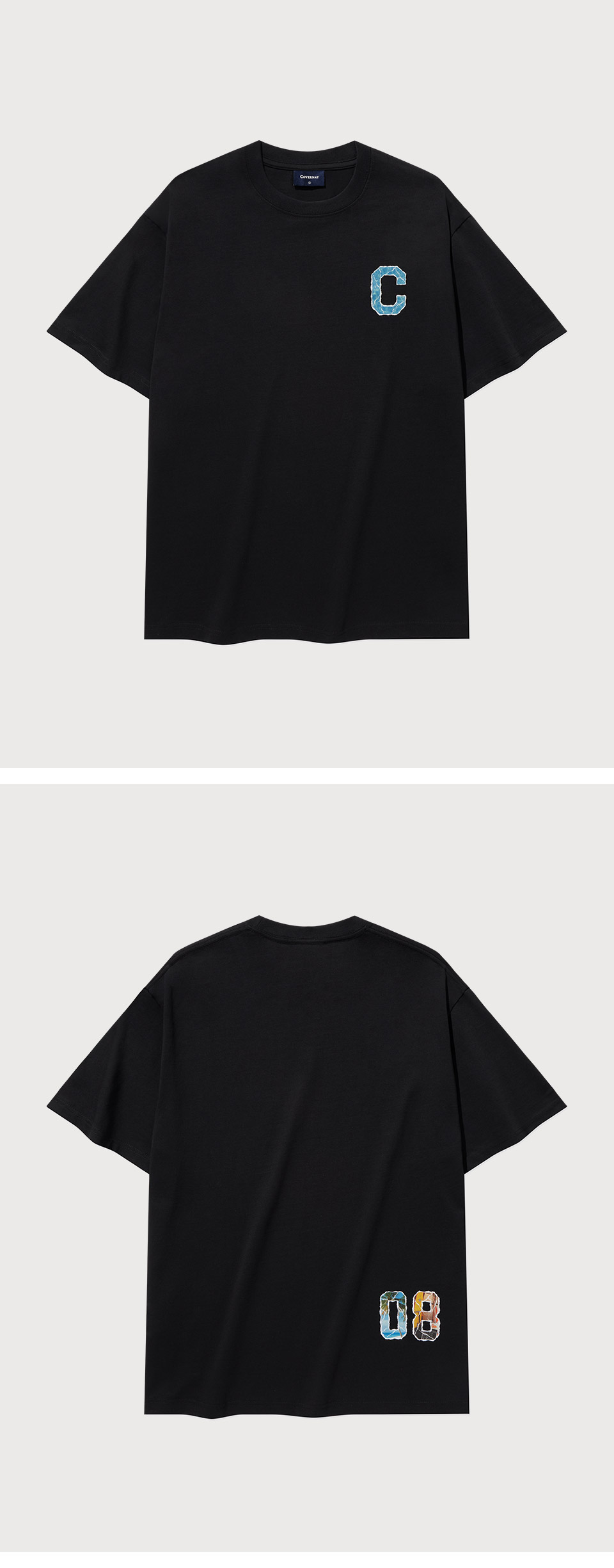 Tシャツ・カットソー COVERNAT Crease Effect T-Shirt Black MUSINSA | COVERNAT Crease Effect T-Shirt Black