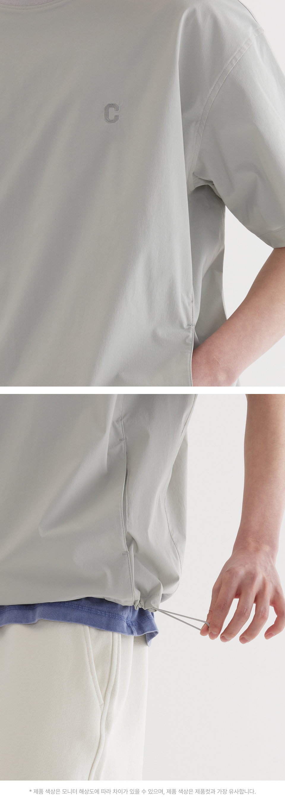 COVERNATのTech Nylon Basic T-Shirt 全3色 MUSINSA | COVERNAT [SET] Tech Nylon Basic T-shirt Dark Navy