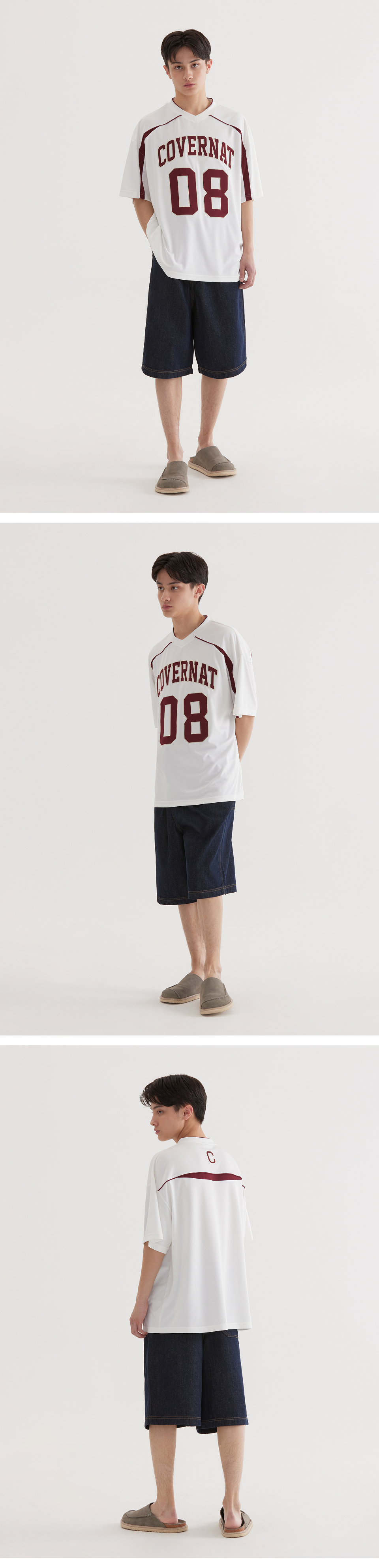 MUSINSA | COVERNAT Blockcore Arch T-Shirt White