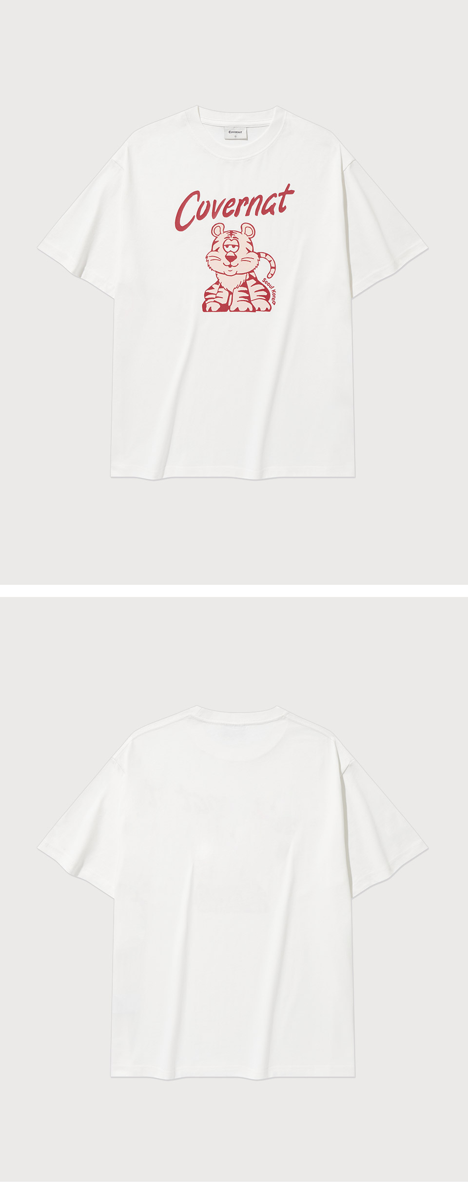 COVERNATのSouvenir Tiger T-Shirt 全2色 MUSINSA | COVERNAT Tiger T-shirt White