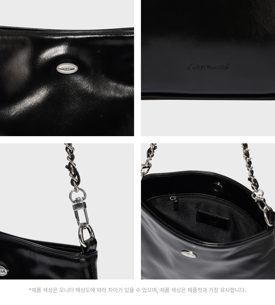MUSINSA | COVERNAT WOMAN Clover Heart Leather Chain Mini Bag