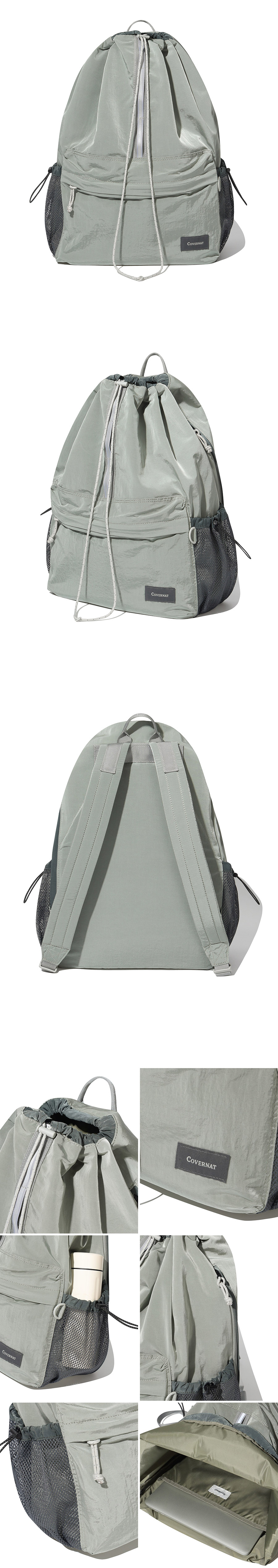 ★韓国人気★COVERNAT★SILKY WASHA STRING BAG MUSINSA | COVERNAT Silky Washa String Bag Khaki