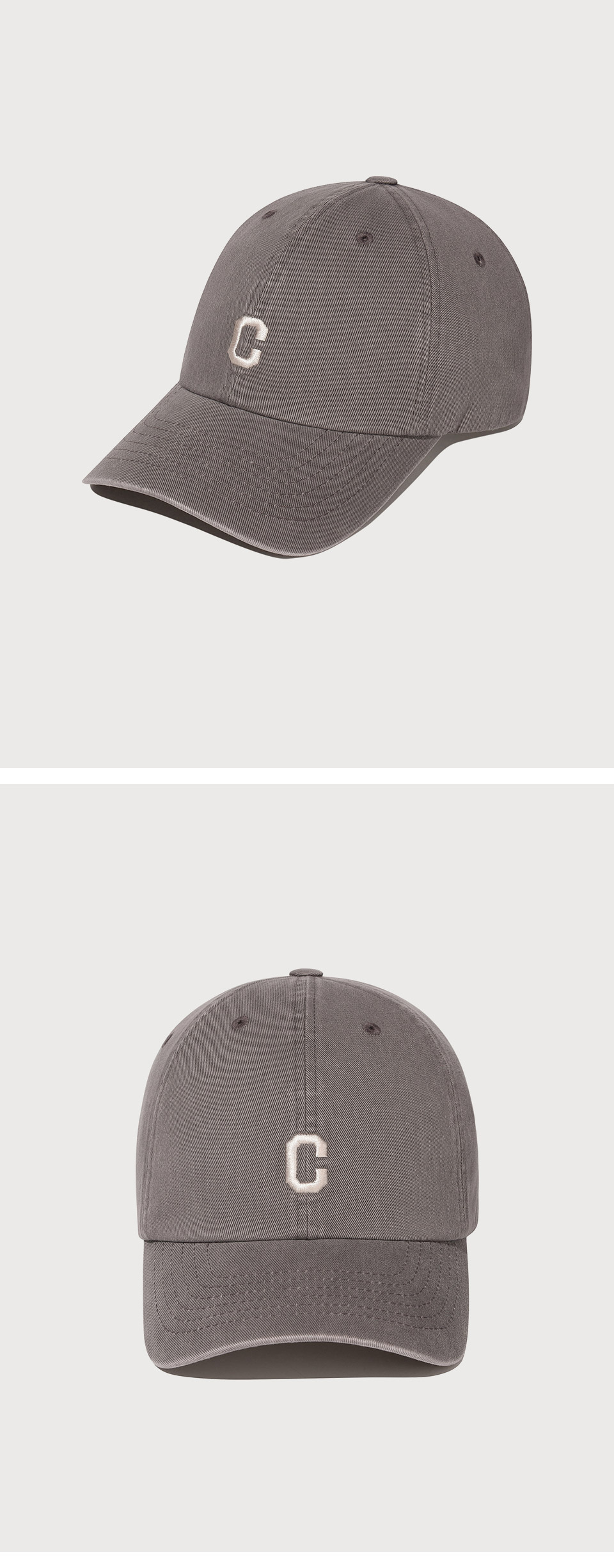韓国人気ファッション[COVERNAT] SMALL C LOGO PIGMENT BALL CAP MUSINSA | COVERNAT [Standard Fit] Small C Logo Pigment Ball