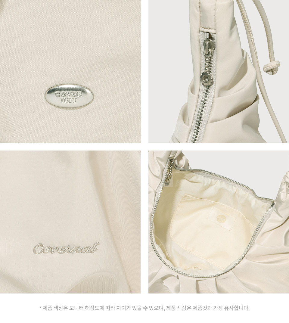 MUSINSA | COVERNAT WOMAN Clover Heart String Hobo Bag Light
