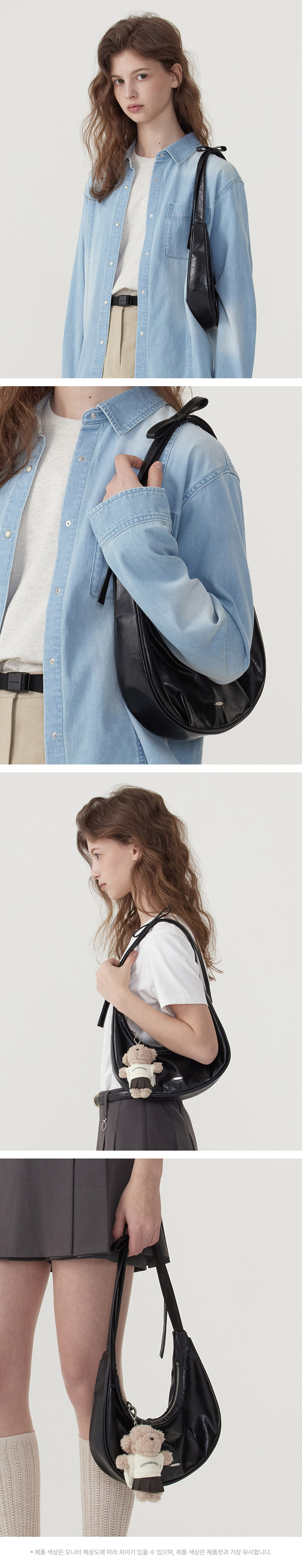 COVERNAT WOMAN ■ Clover Heart Flat Ribbon Shoulder MUSINSA | COVERNAT WOMAN Clover Heart Flat Ribbon Shoulder